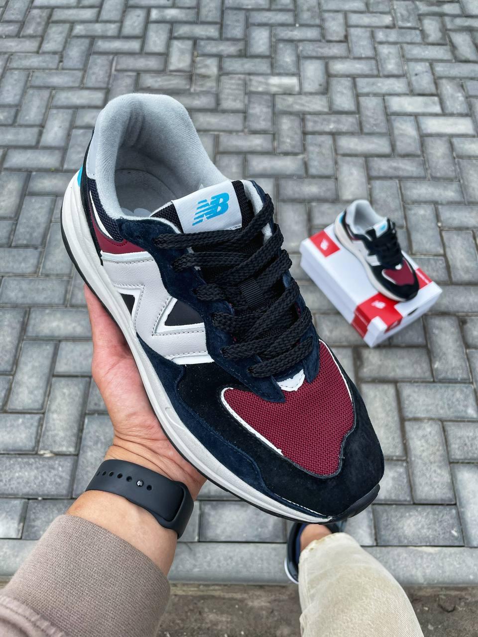 New Balance 57/40 White Black Bordo