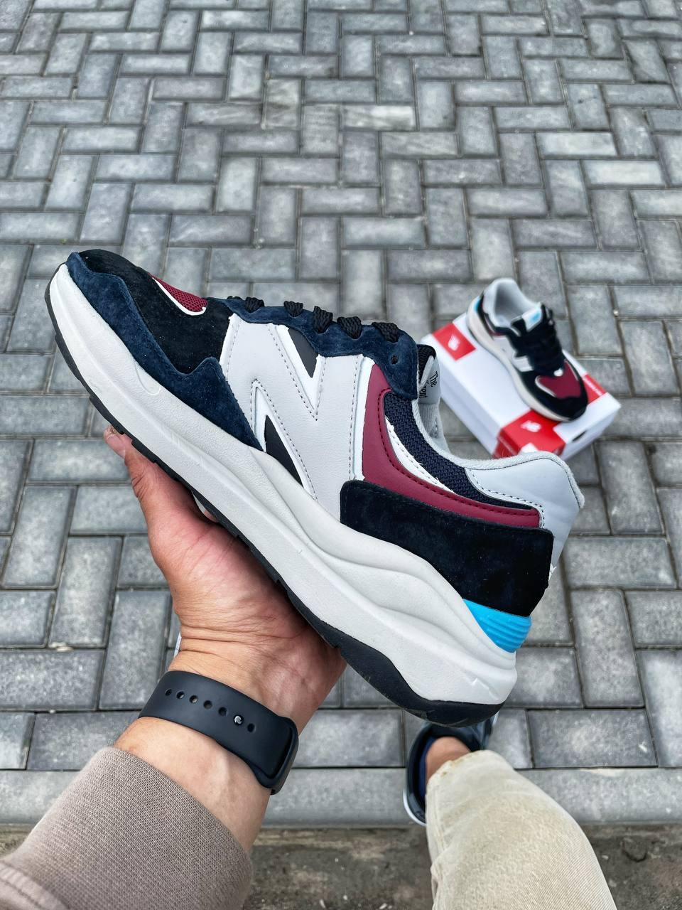 New Balance 57/40 White Black Bordo