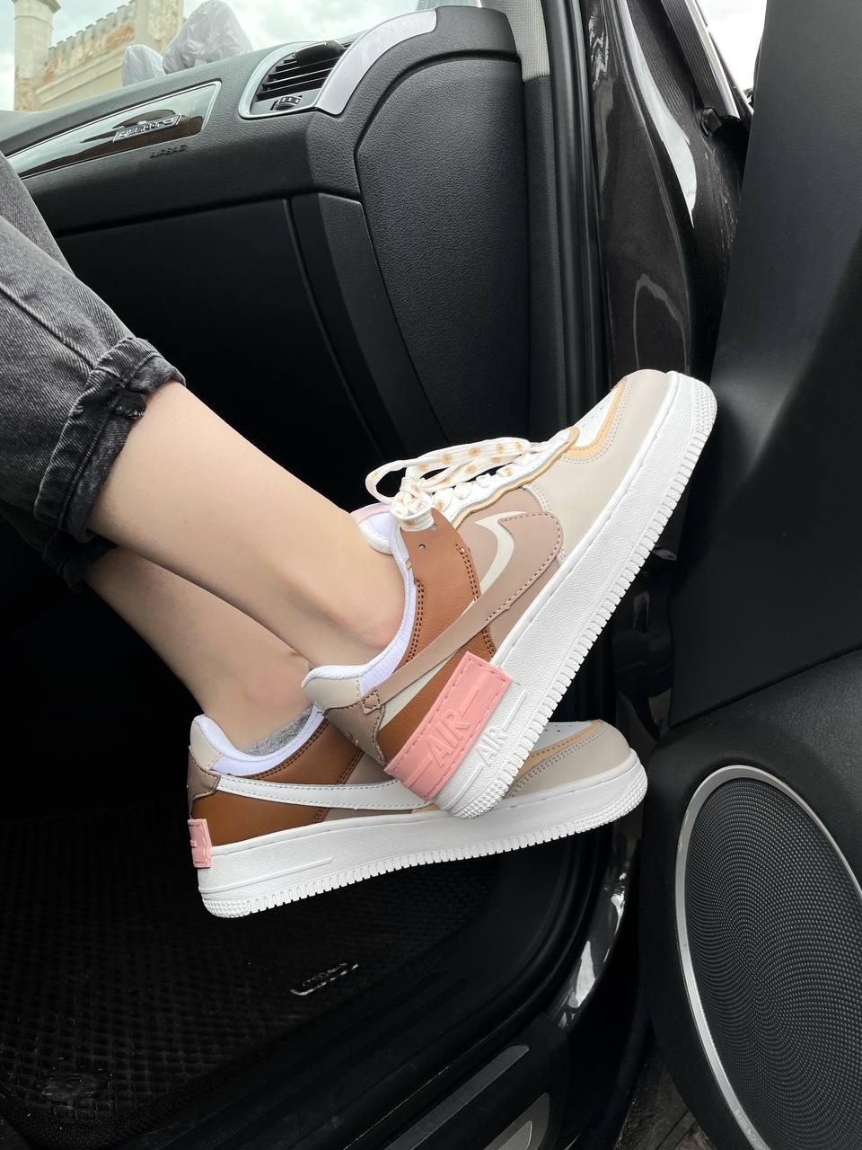 Nike Air Force 1 SHADOW Brown