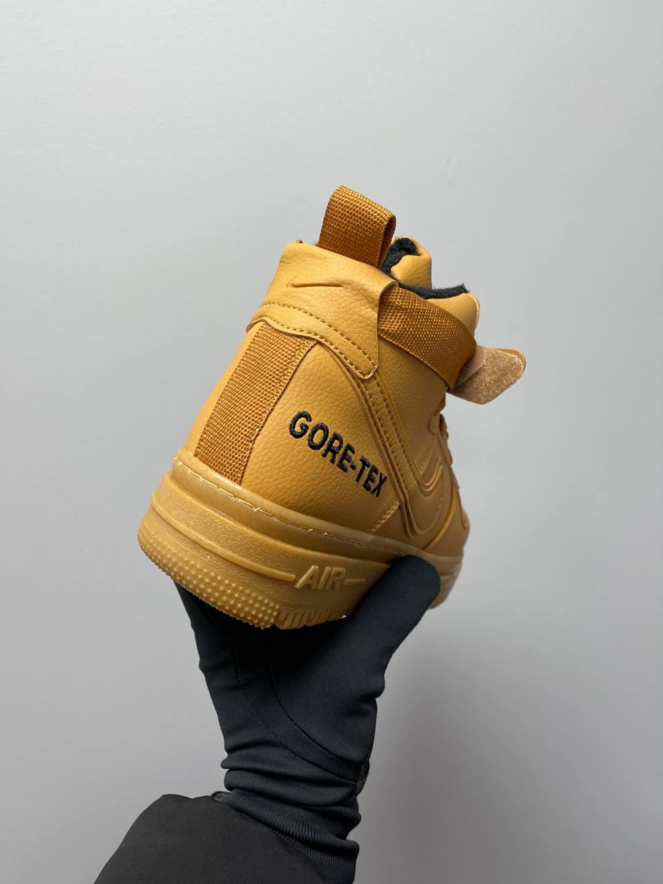 Nike Air Force Gore-Tex Brown Fur