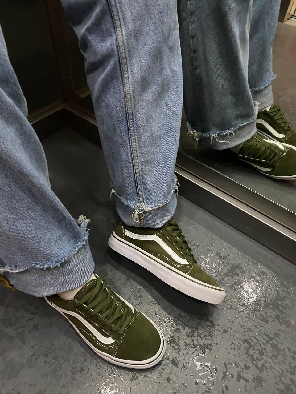Vans Old Skool Khaki White