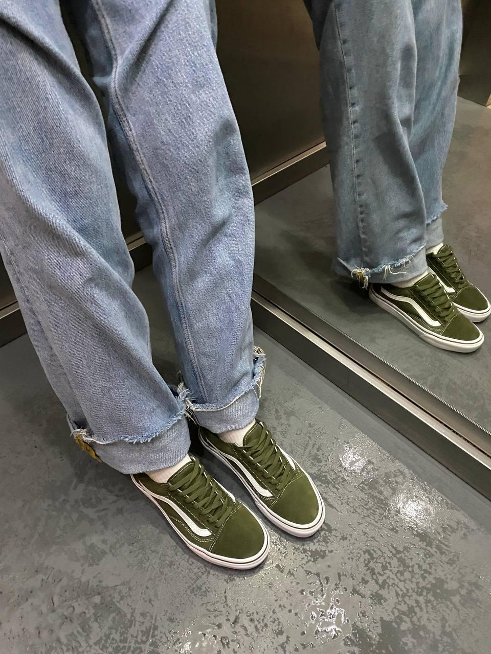 Vans Old Skool Khaki White