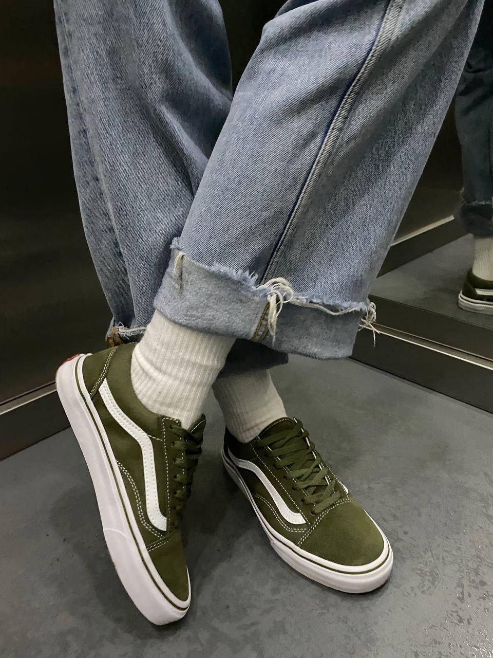 Vans Old Skool Khaki White