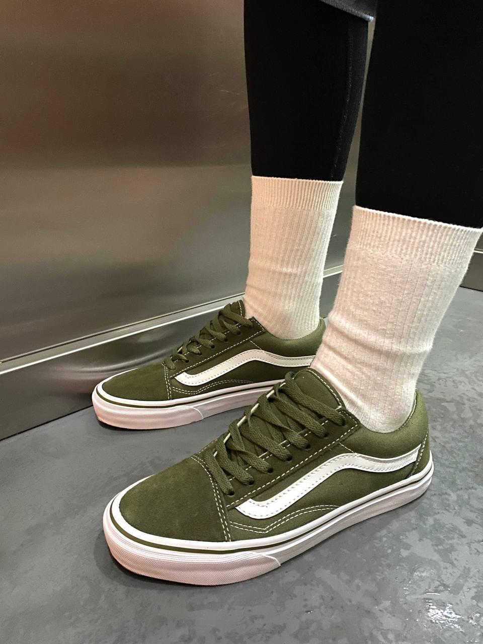 Vans Old Skool Khaki White