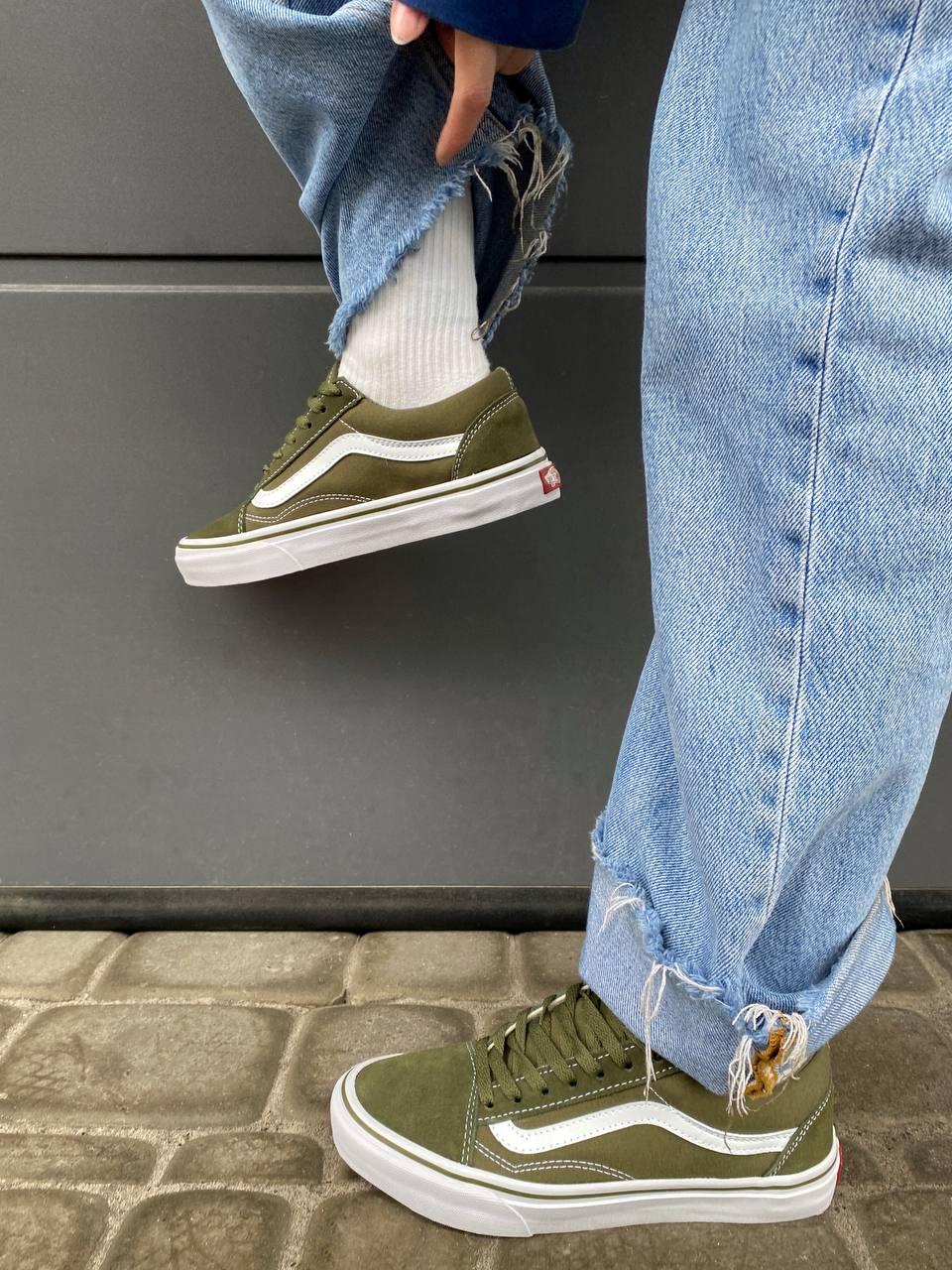 Vans Old Skool Khaki White
