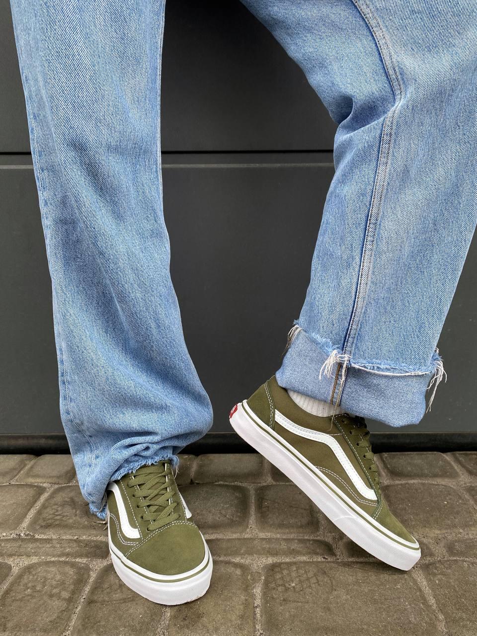 Vans Old Skool Khaki White