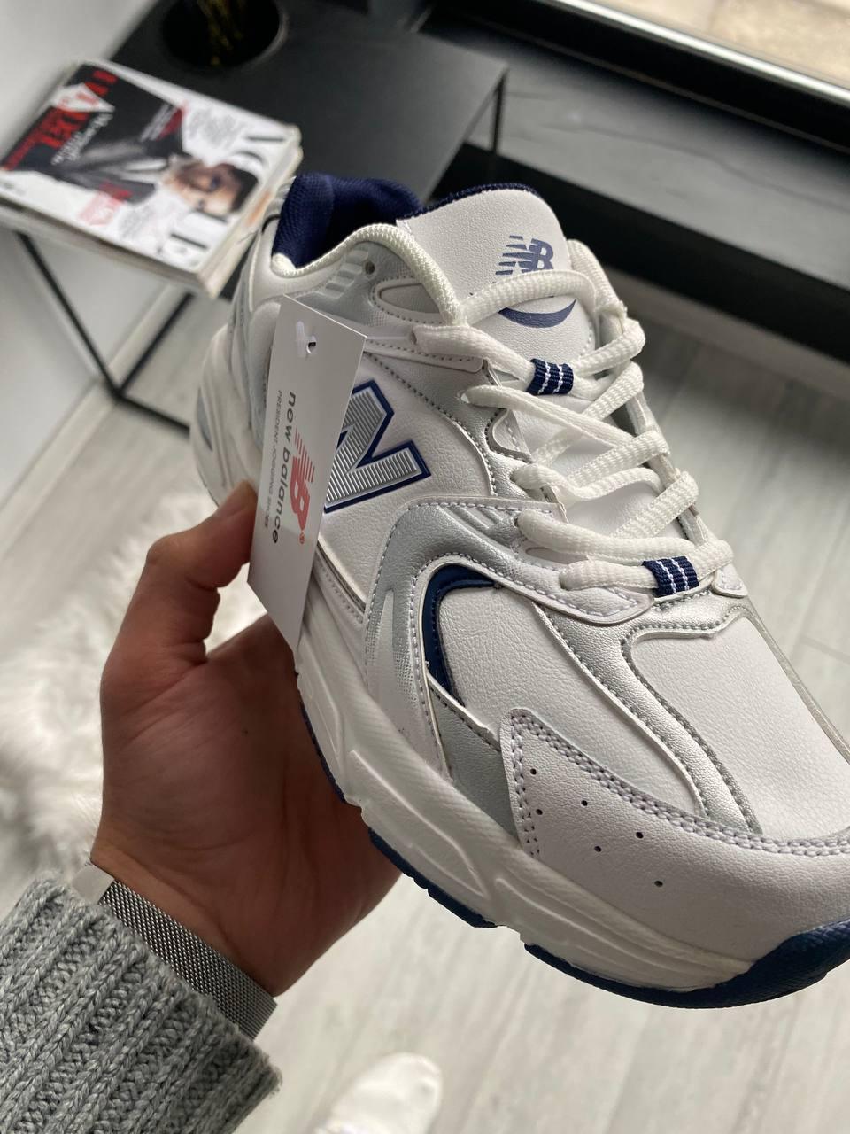 New Balance 530 White Silver (Шкіра)