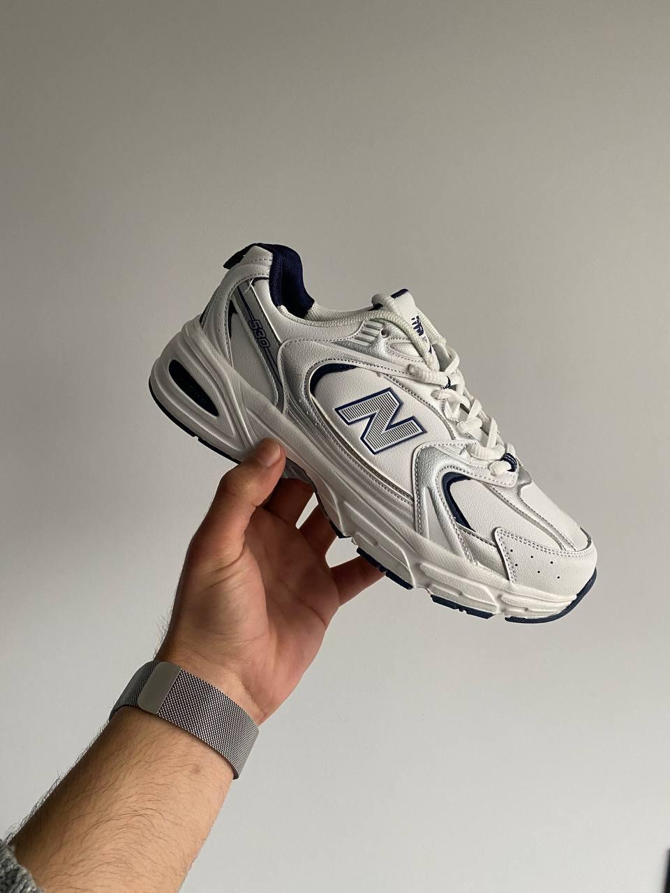 New Balance 530 White Silver (Шкіра)