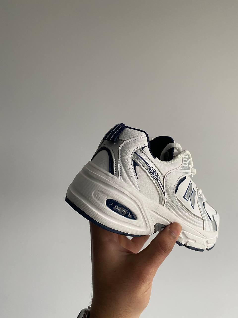 New Balance 530 White Silver (Шкіра)