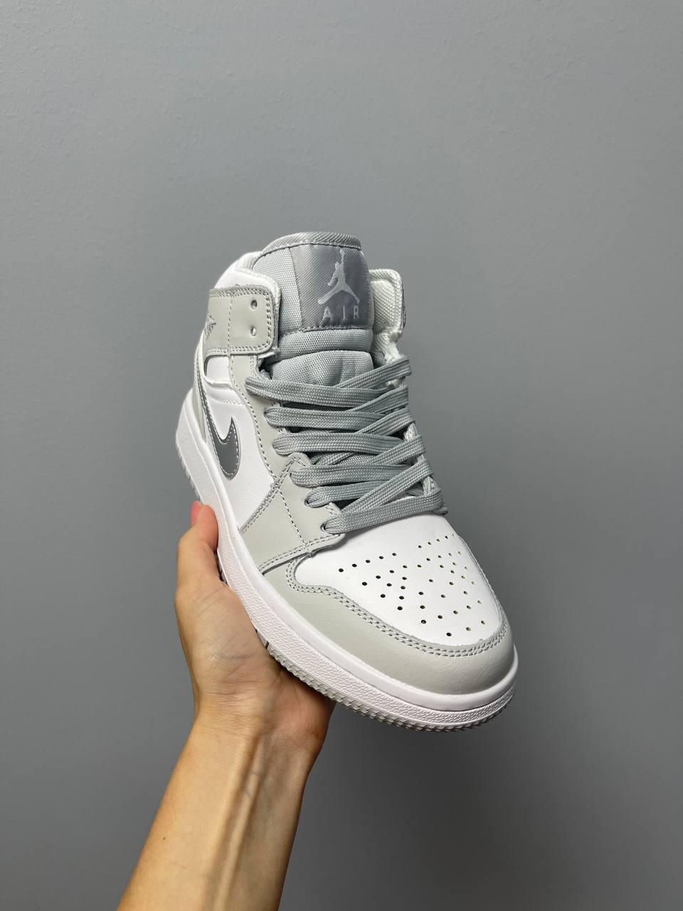 Nike Air Jordan 1 Silver Grey White
