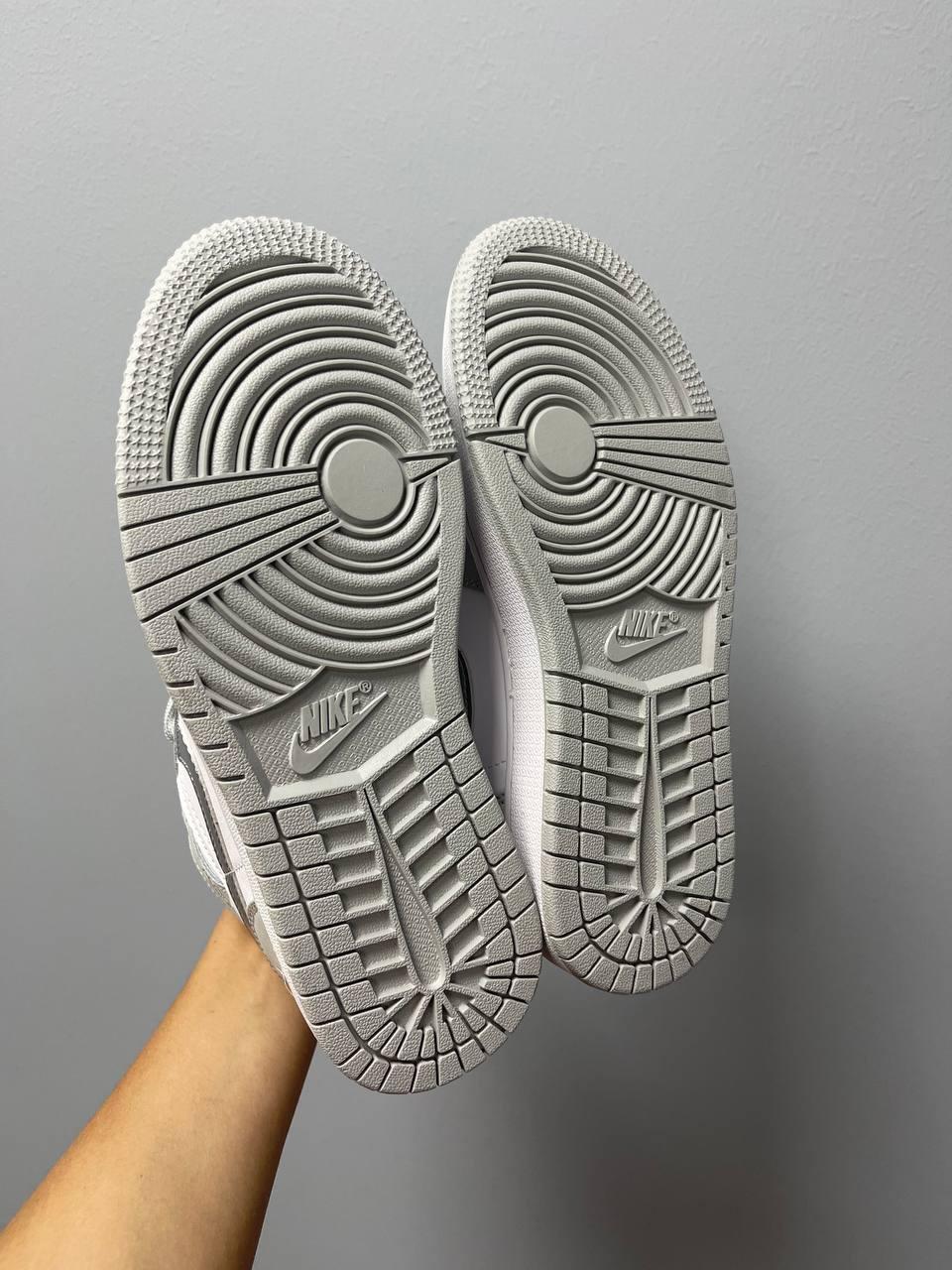 Nike Air Jordan 1 Silver Grey White