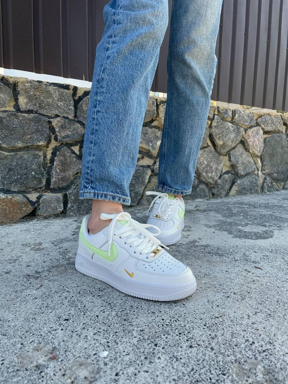 Nike Air Force 1 Mini Swoosh Lime Light