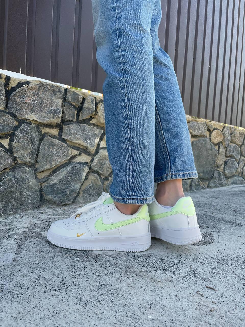 Nike Air Force 1 Mini Swoosh Lime Light