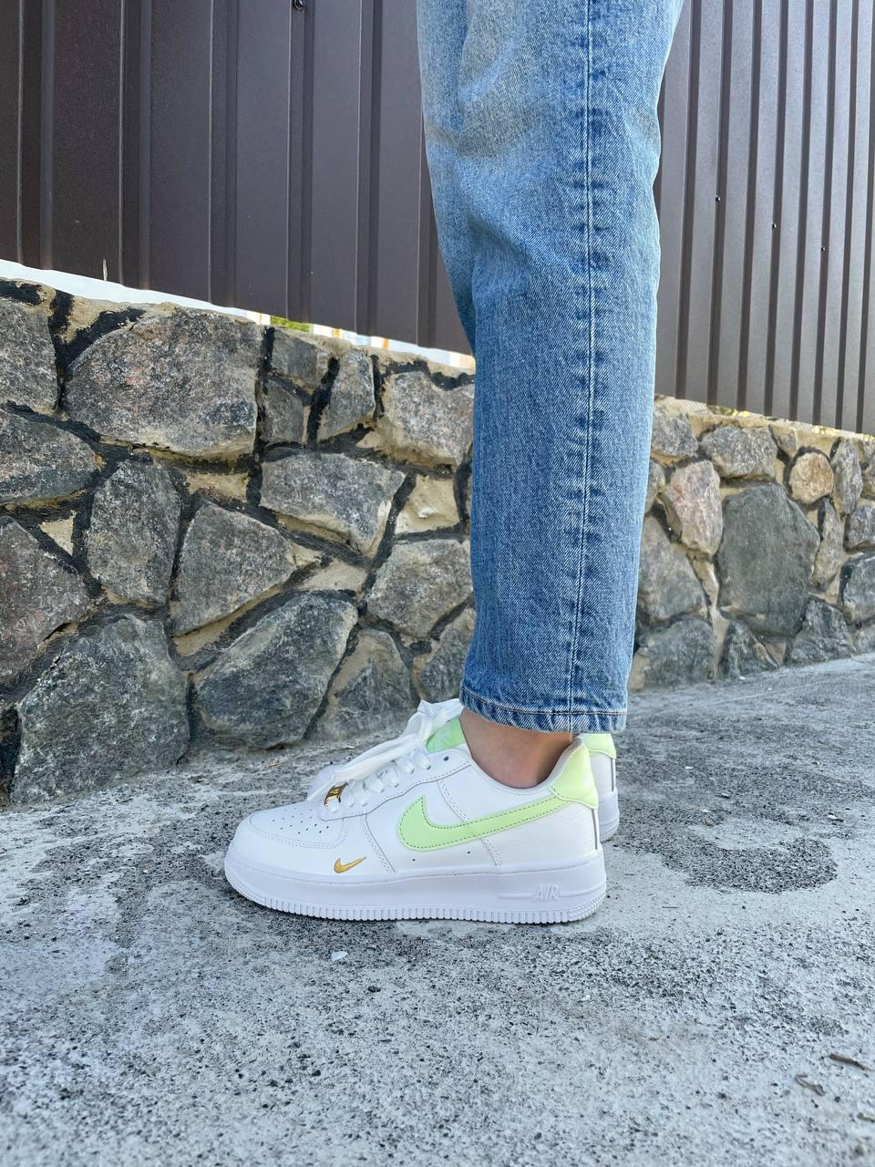 Nike Air Force 1 Mini Swoosh Lime Light