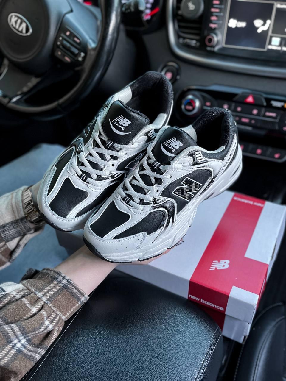 New Balance 530 White Black (Шкіра)