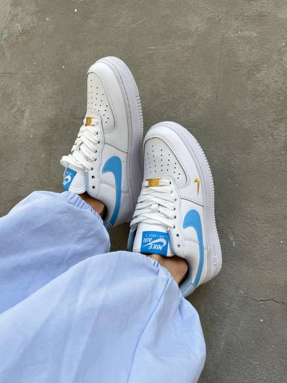 Nike Air Force 1 Mini Swoosh Blue