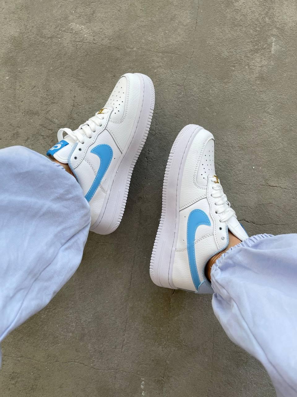 Nike Air Force 1 Mini Swoosh Blue