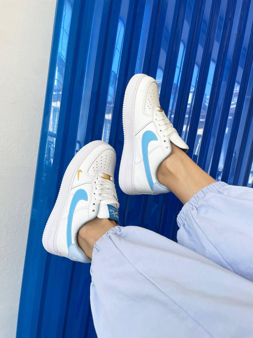 Nike Air Force 1 Mini Swoosh Blue
