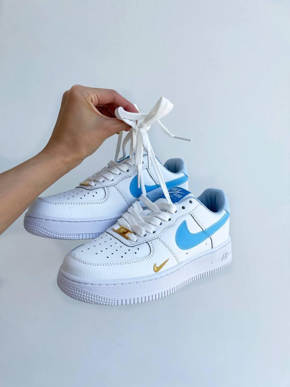 Nike Air Force 1 Mini Swoosh Blue