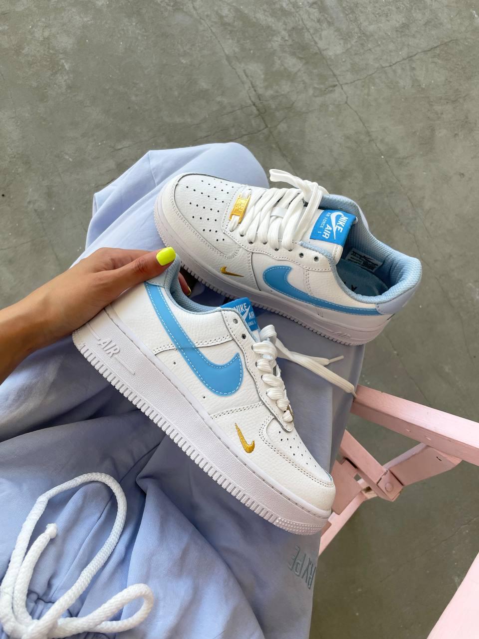 Nike Air Force 1 Mini Swoosh Blue