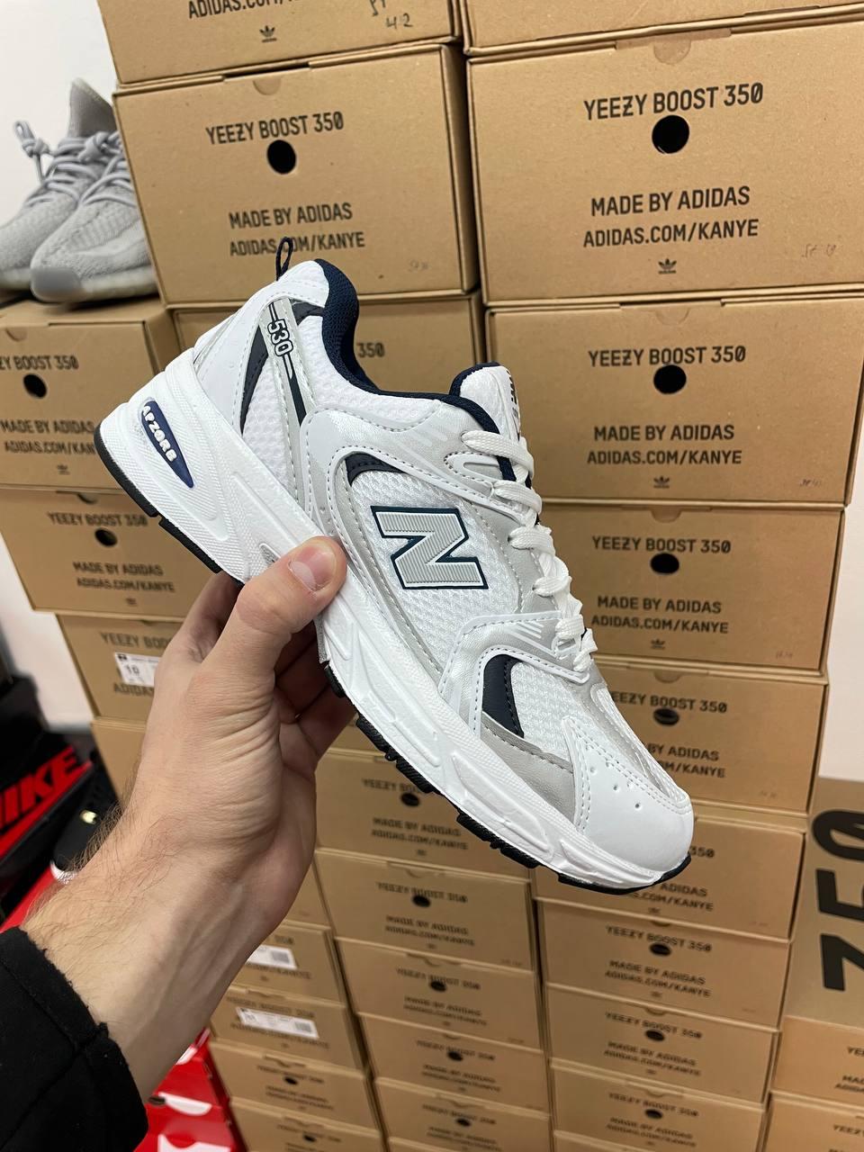 New Balance 530 White Silver 3