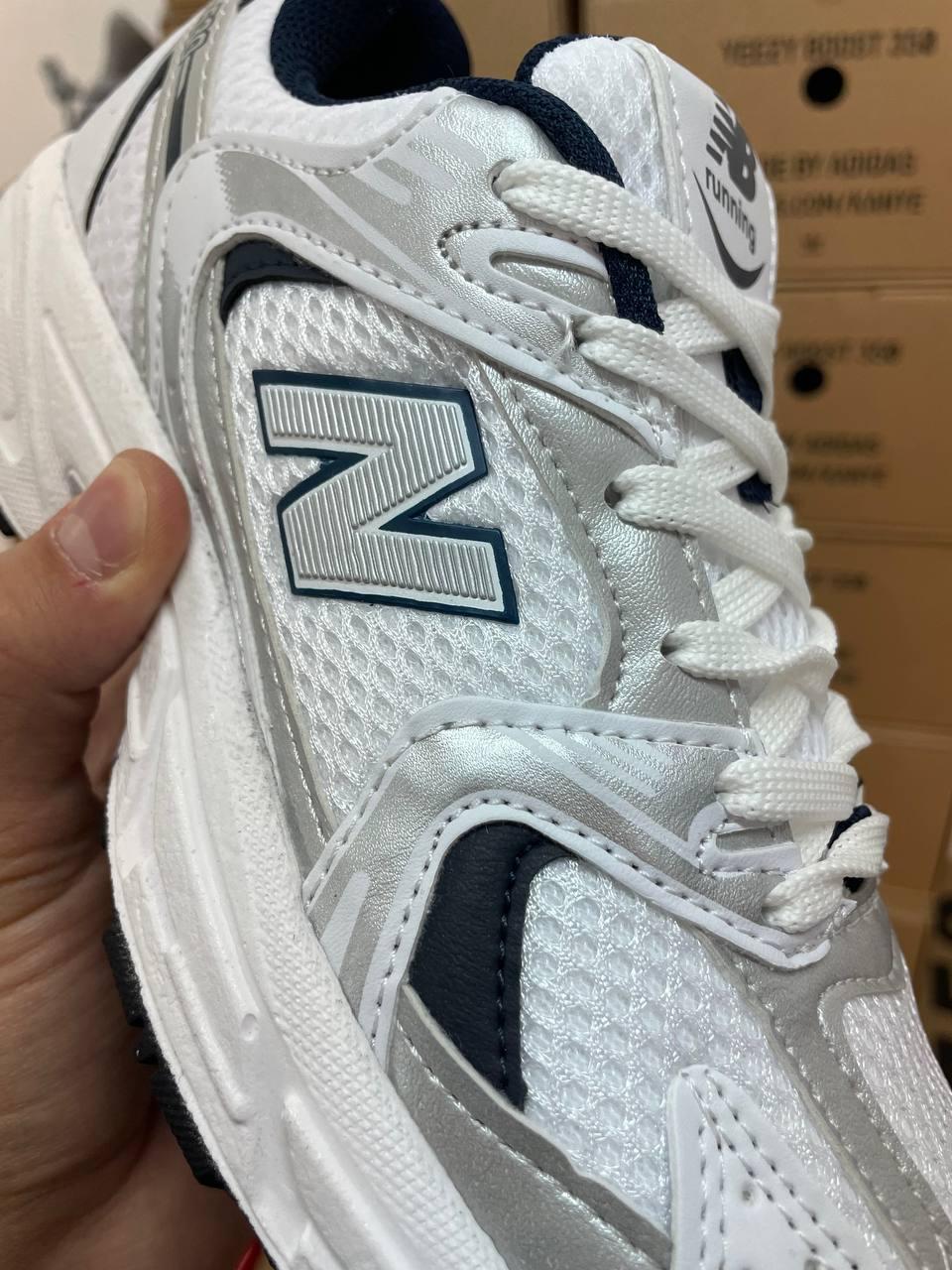 New Balance 530 White Silver 3