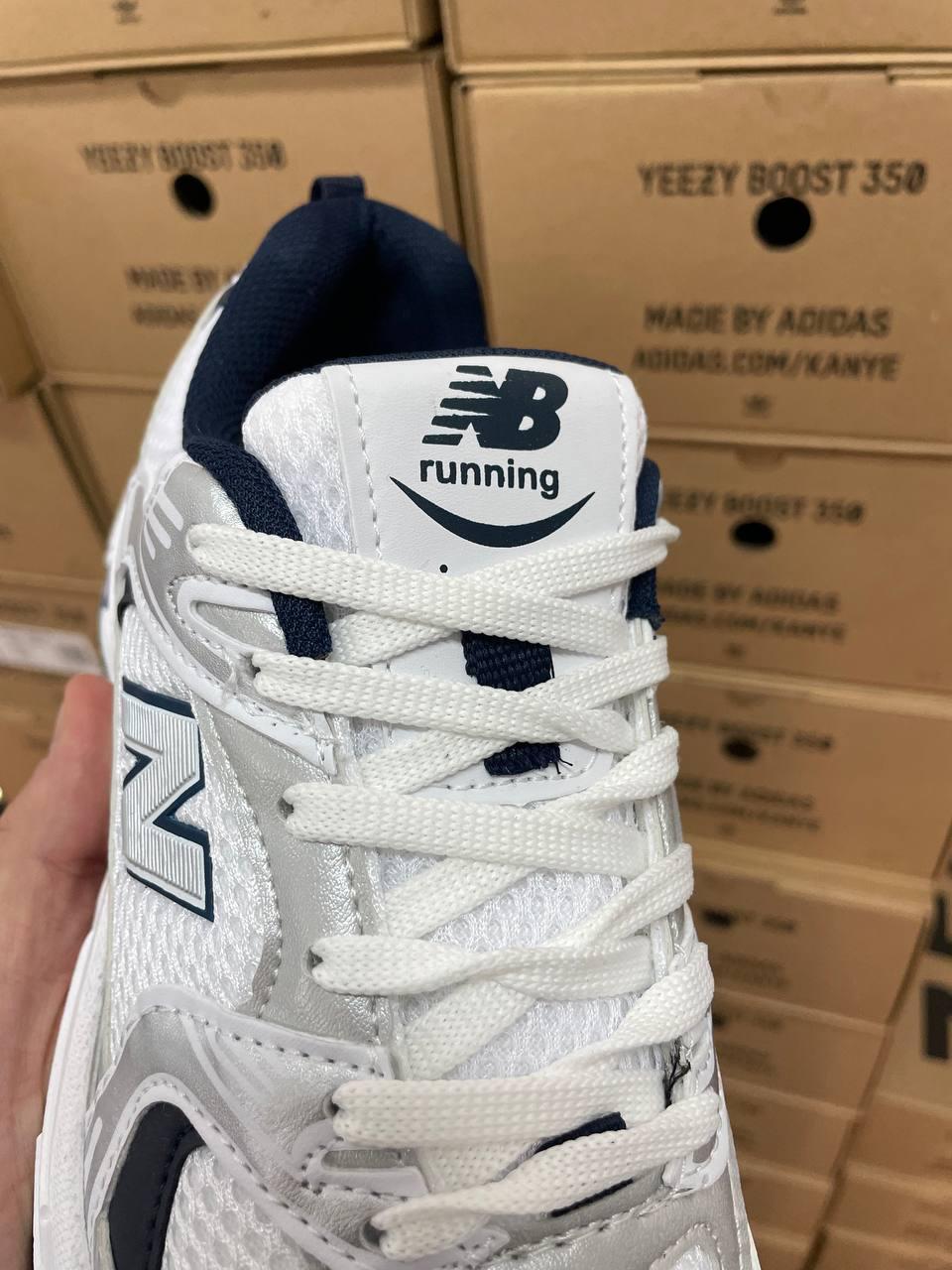 New Balance 530 White Silver 3