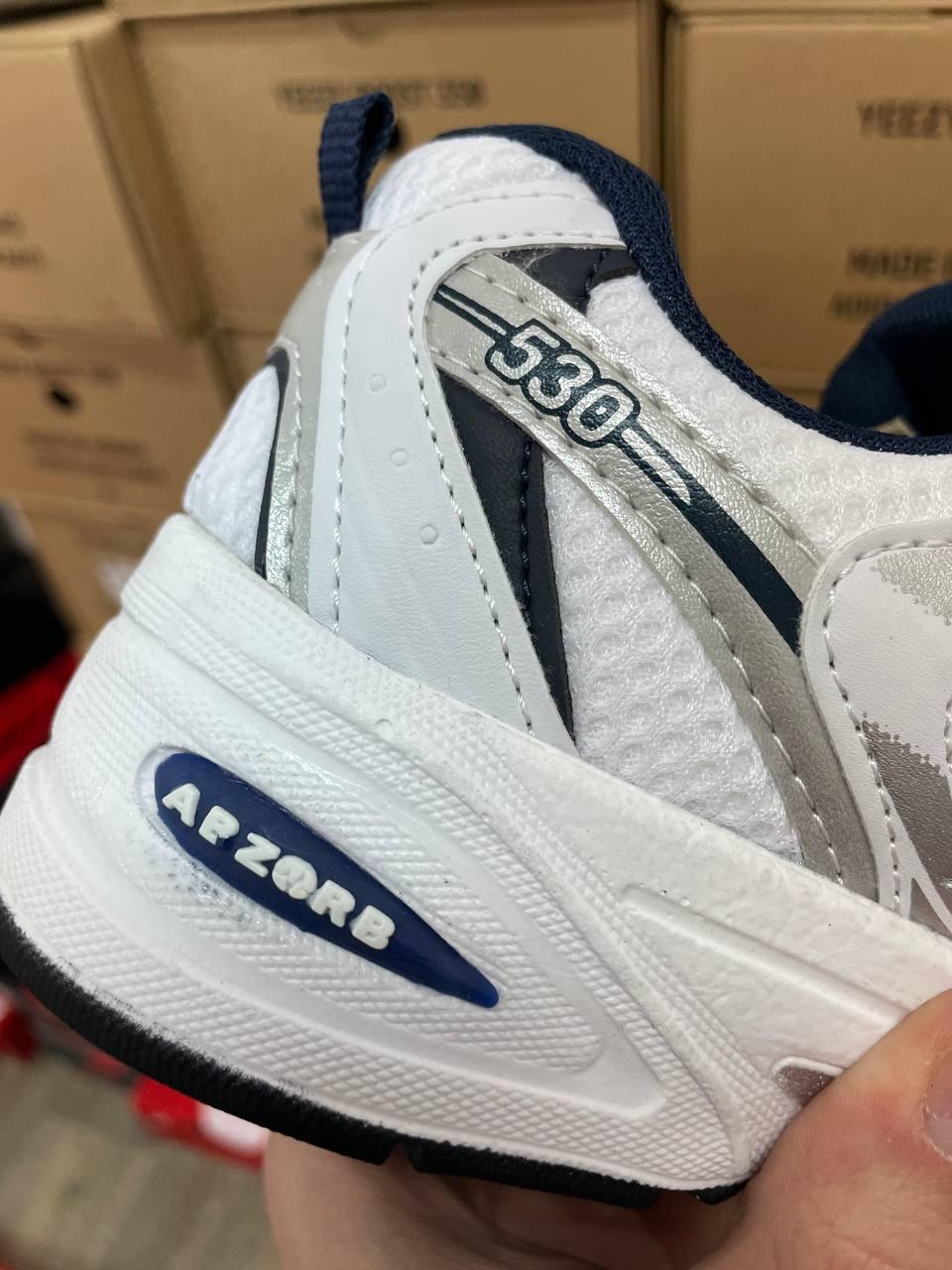 New Balance 530 White Silver 3