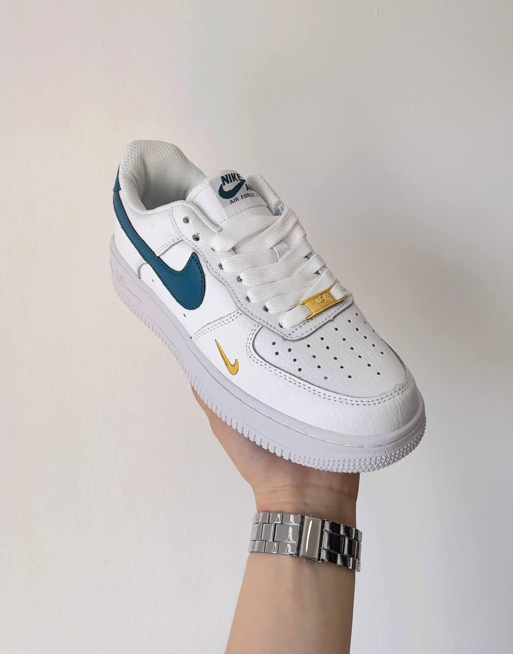 Nike Air Force 1 Mini Swoosh Blue 1