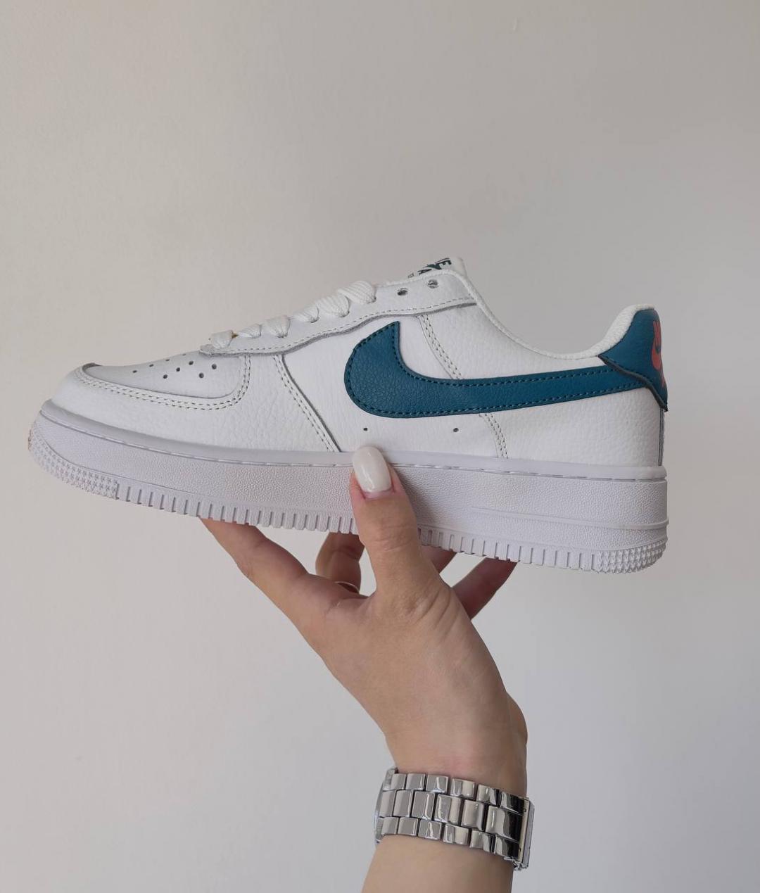 Nike Air Force 1 Mini Swoosh Blue 1