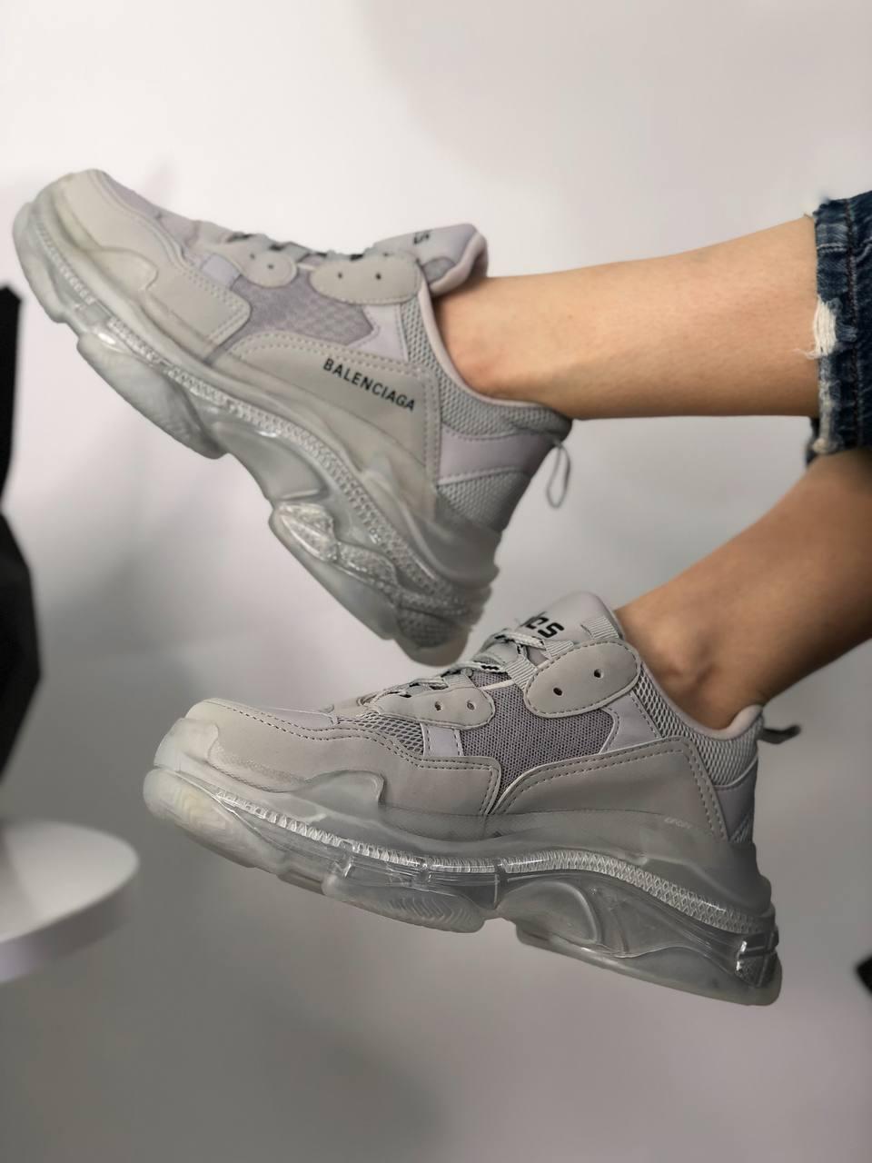 Balenciaga Triple S Clear Sole Grey