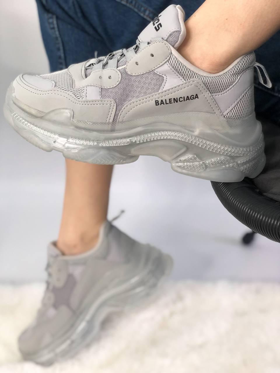 Balenciaga Triple S Clear Sole Grey
