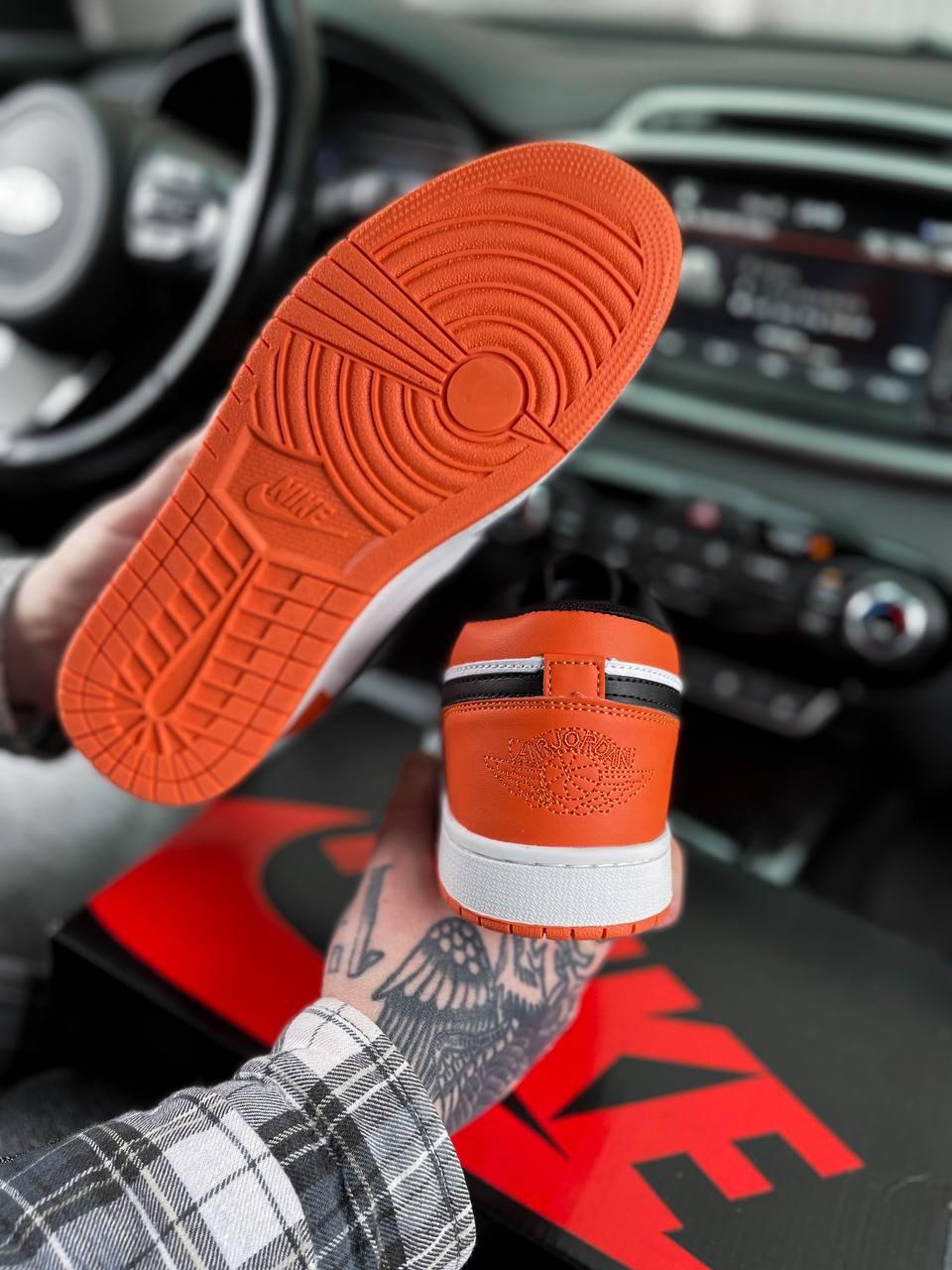 Nike Air Jordan 1 Low Orange White Black