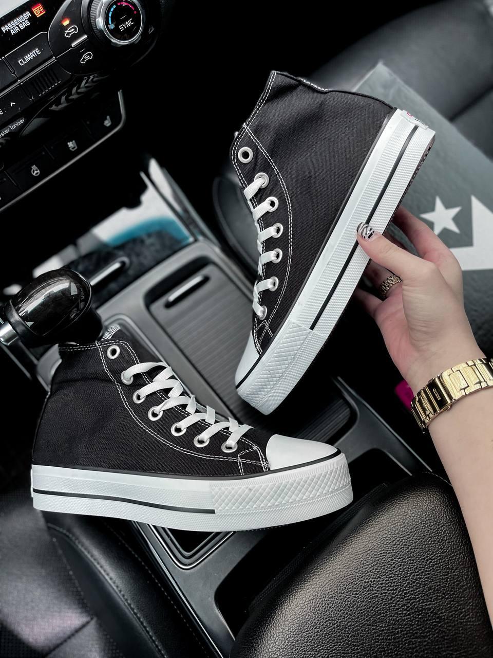 Converse High Platform Black