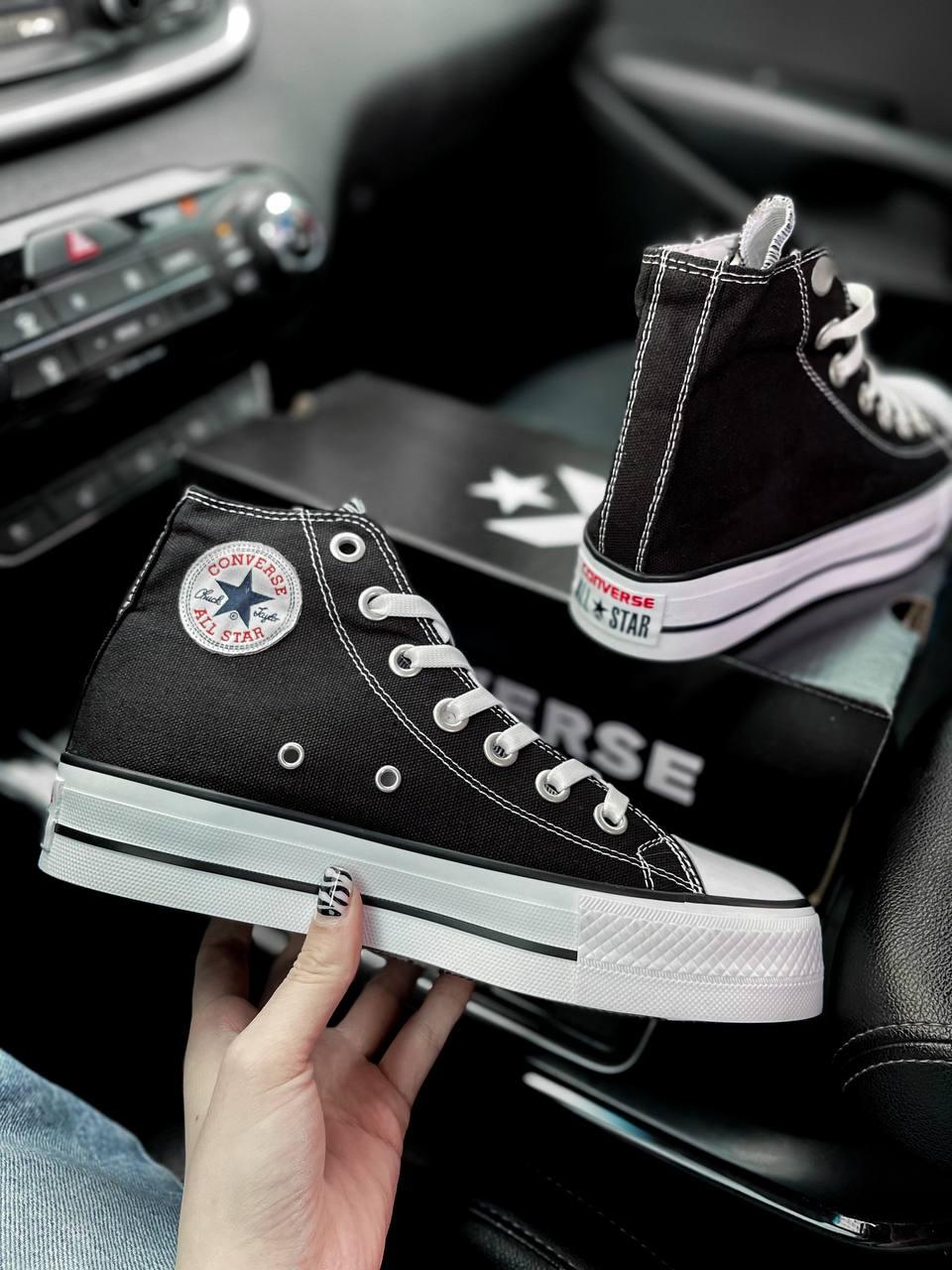 Converse High Platform Black