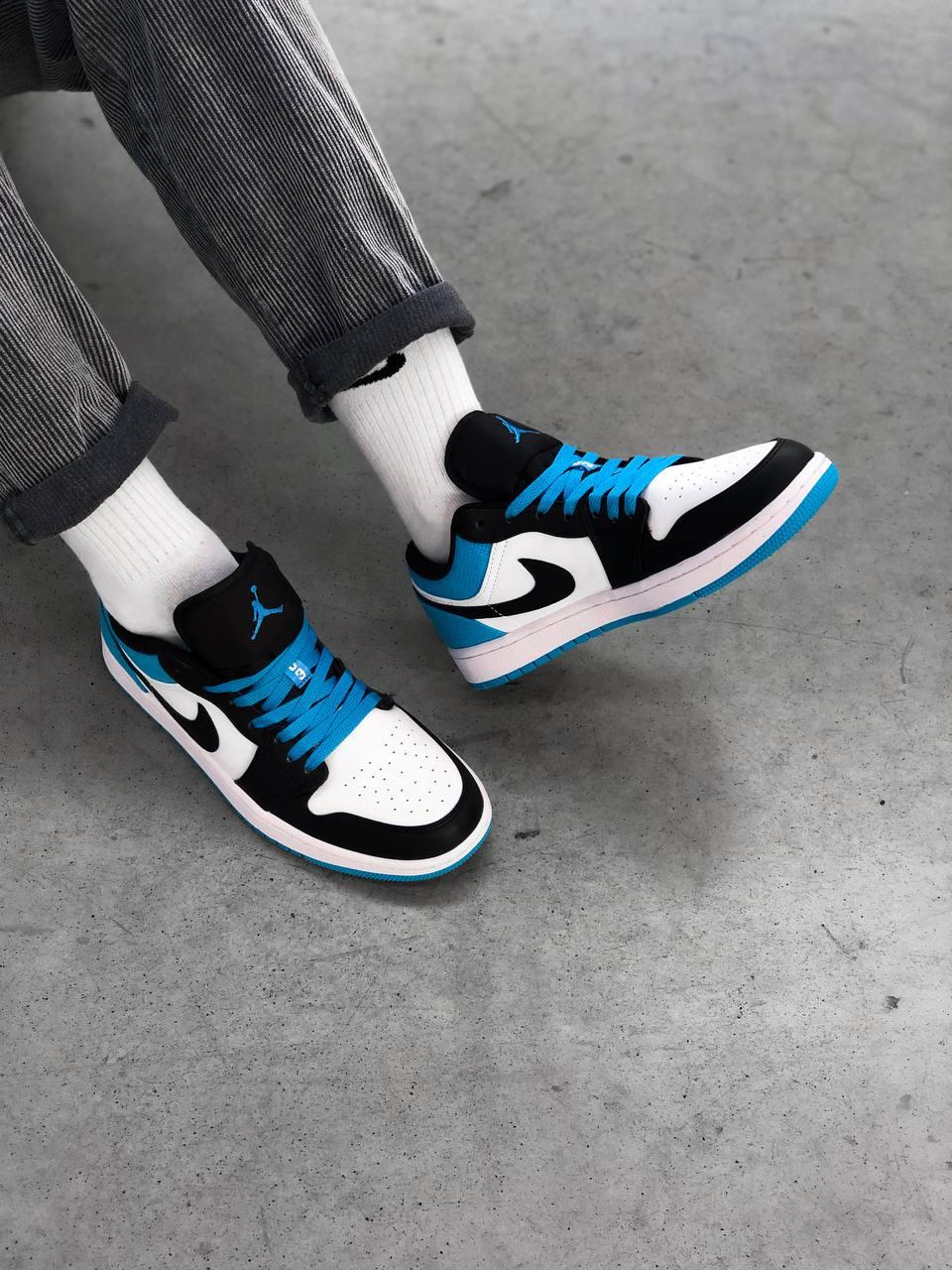 Nike Air Jordan 1 Low Blue White Black