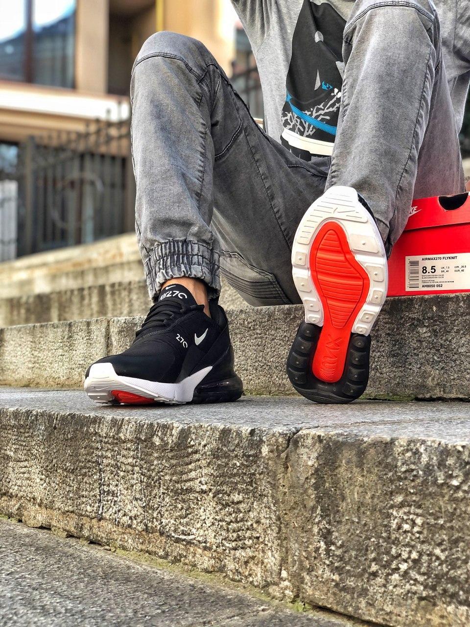 Nike Air Max 270 Black White 7