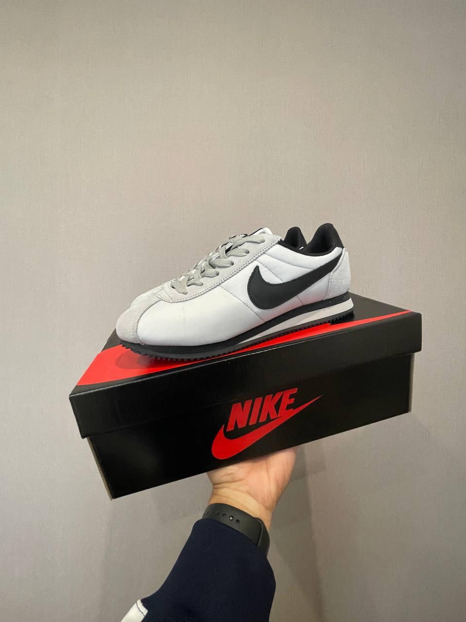 Nike Cortez White Black Classic Leather