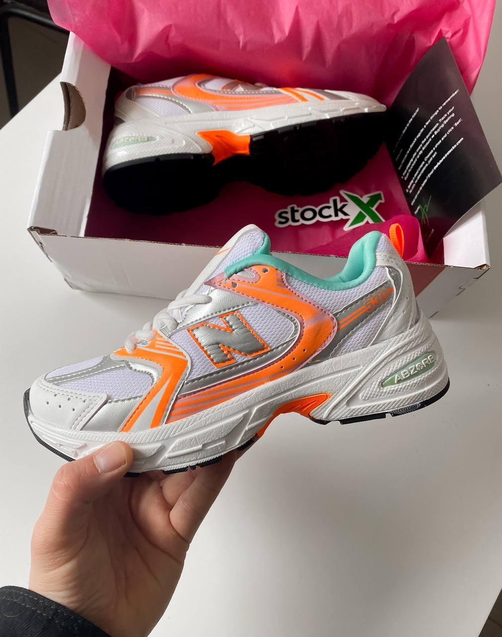 New Balance 530 Silver Orange 1