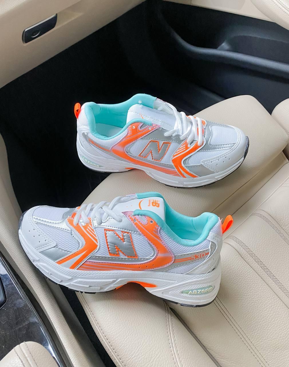 New Balance 530 Silver Orange 1