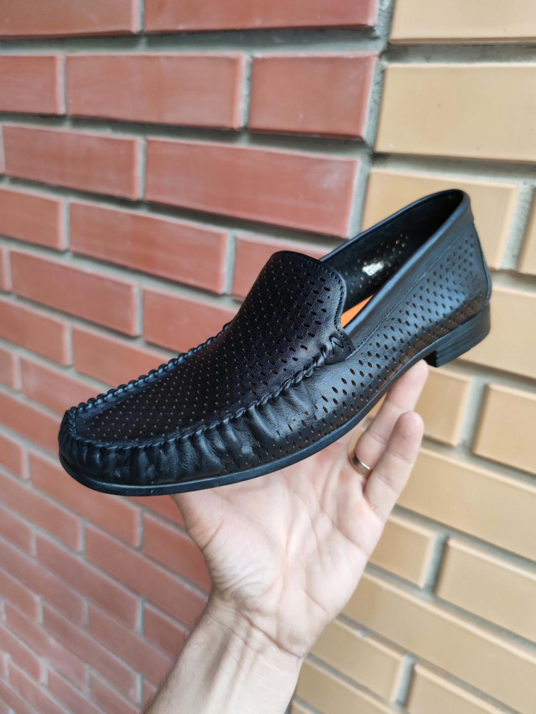 Moccasins Luciano Bellini 417 Black