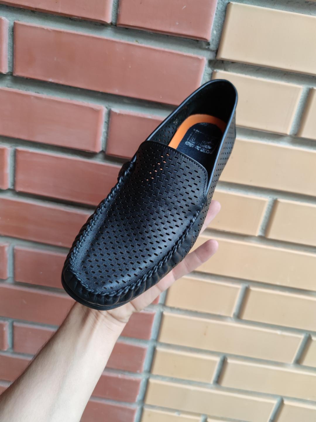 Moccasins Luciano Bellini 417 Black