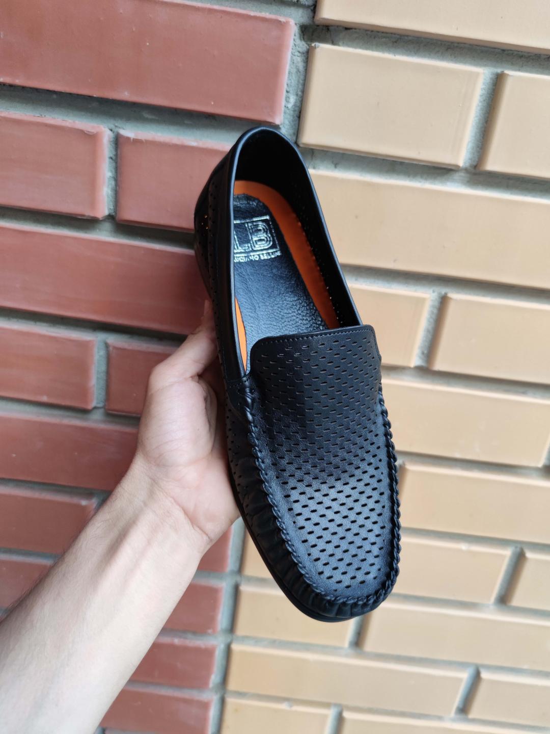 Moccasins Luciano Bellini 417 Black