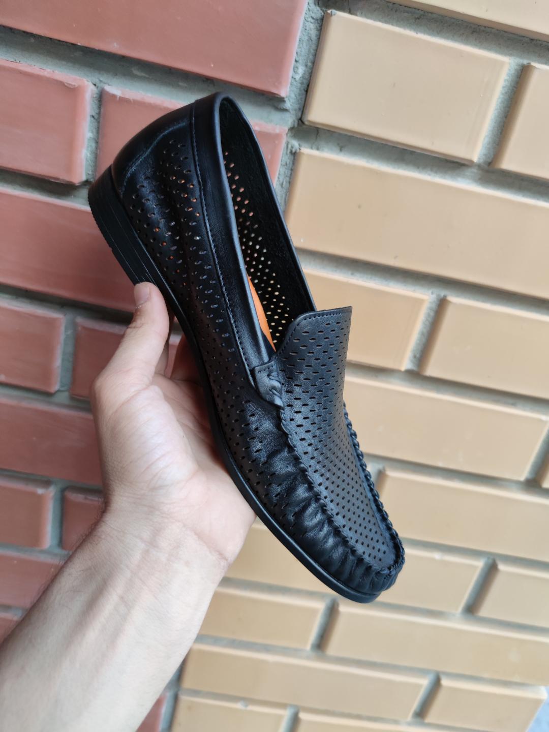 Moccasins Luciano Bellini 417 Black
