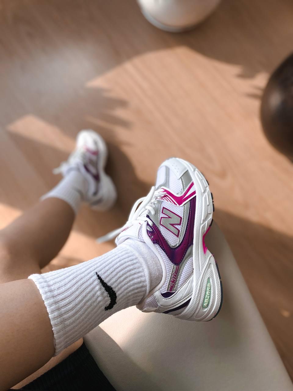 New Balance 530 Silver Crimson