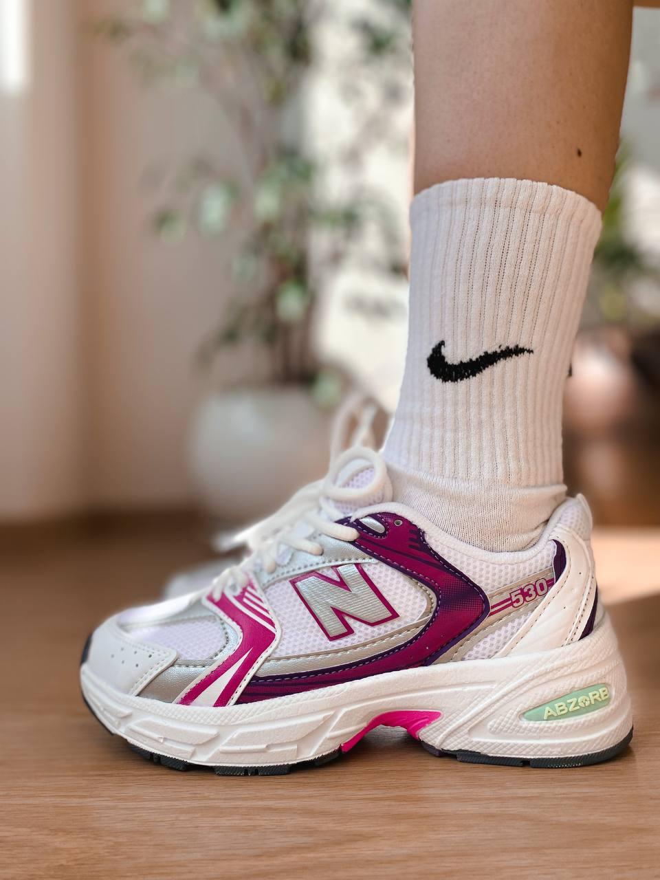 New Balance 530 Silver Crimson