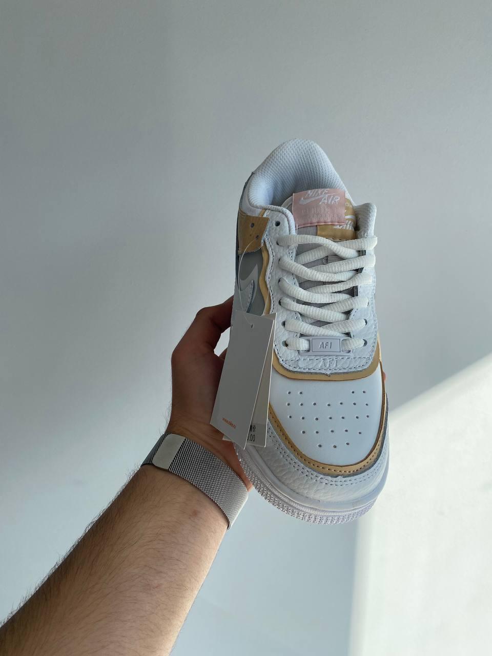 Nike Air Force 1 SHADOW White Grey Brown