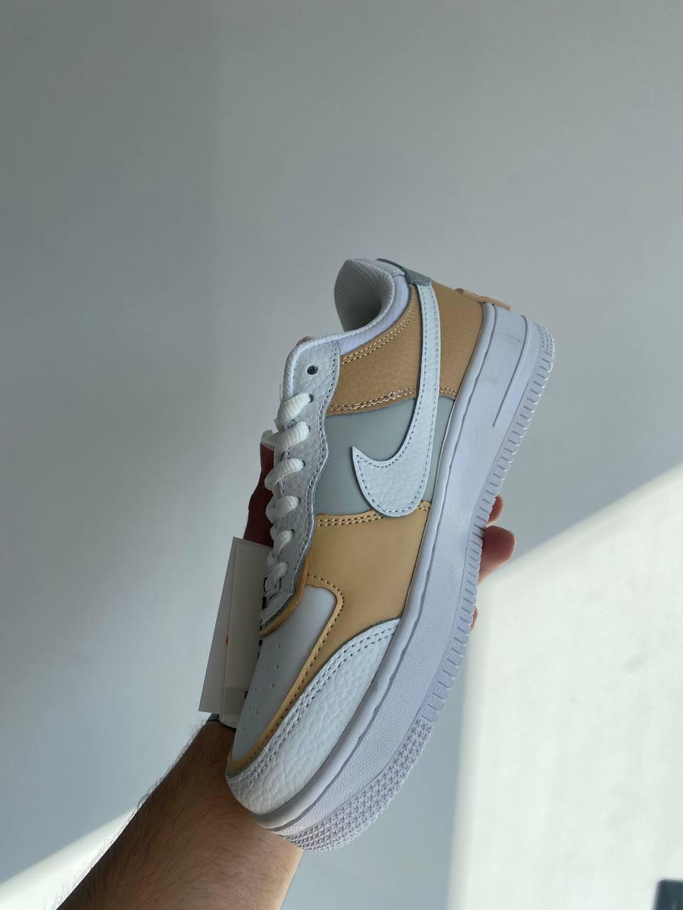 Nike Air Force 1 SHADOW White Grey Brown