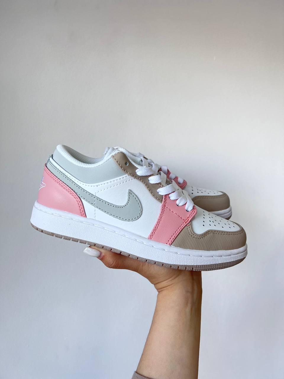 Nike Jordan Low Pink Silver White
