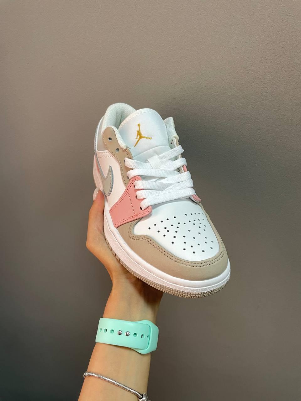 Nike Jordan Low Pink Silver White